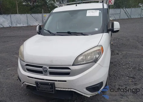 2016 Ram Promaster City Tradesman Slt из США, поврежденный, VIN ZFBERFBT3G6B80593